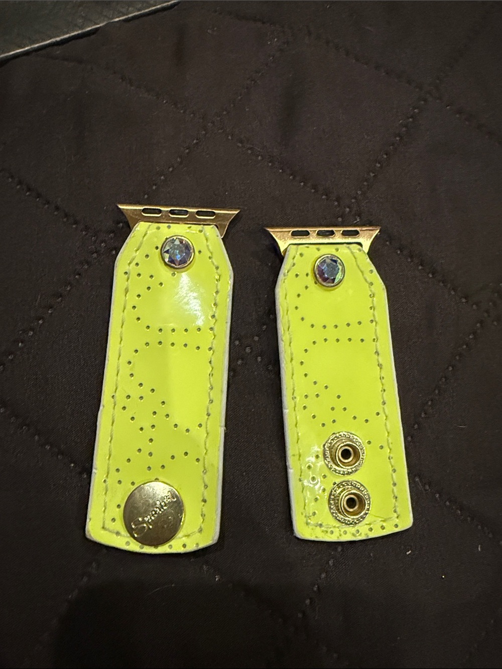 Authentic Upcycled Kate Spade Apple Watch Band made by Spark’l Bands